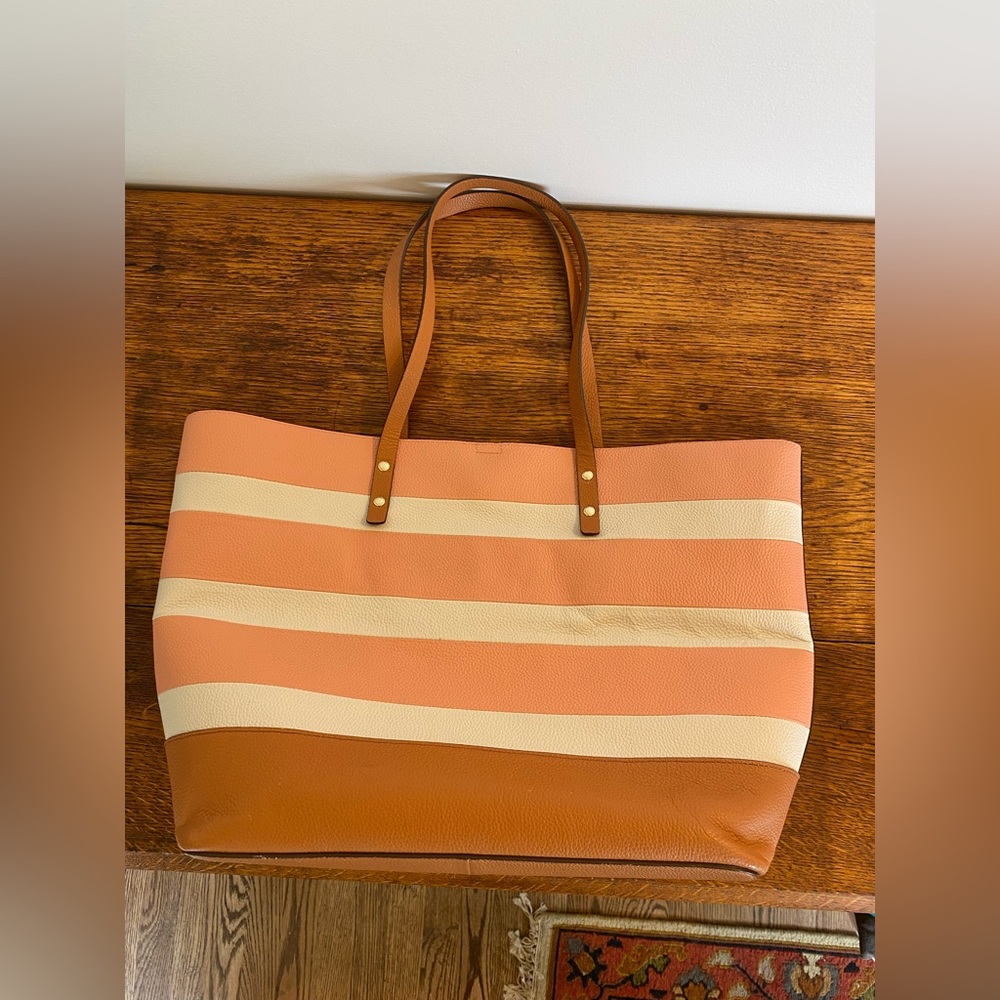 100% Leather Cole Haan Tote - Picture 3 of 9
